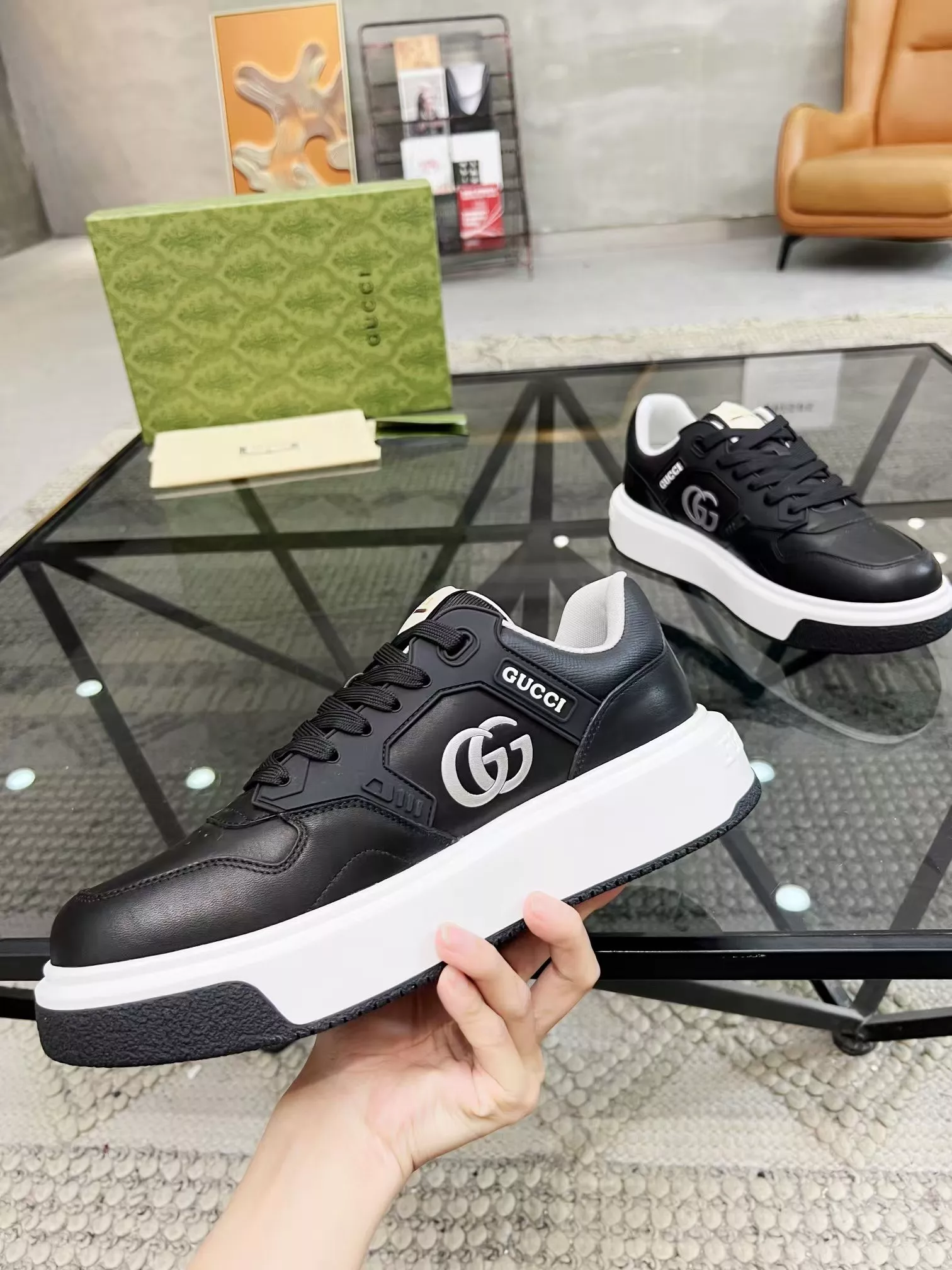 Durable 8605 Gucci Casual Shoes For Men