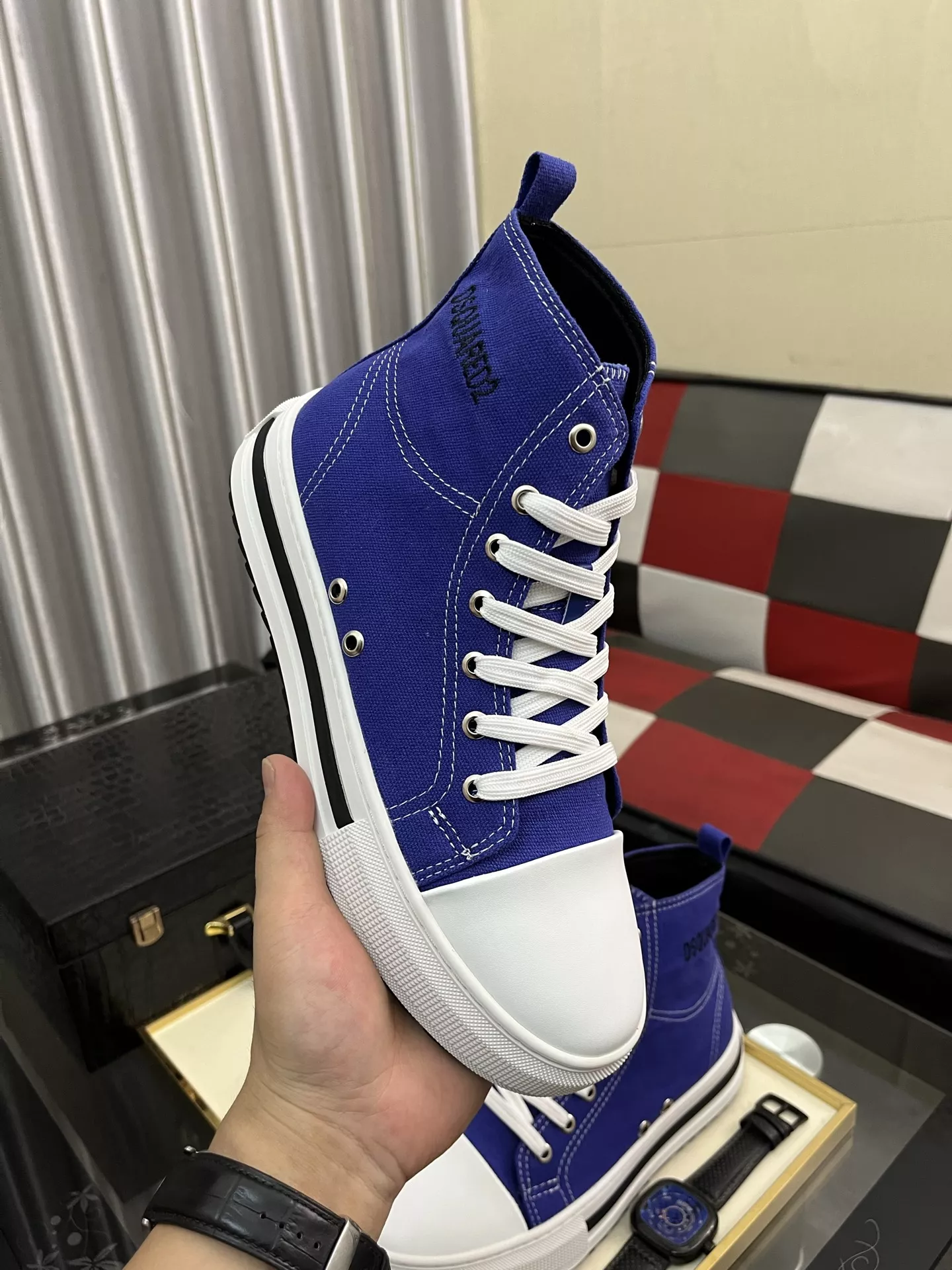 Durable 8618 Dsquared High Tops Shoes For Men