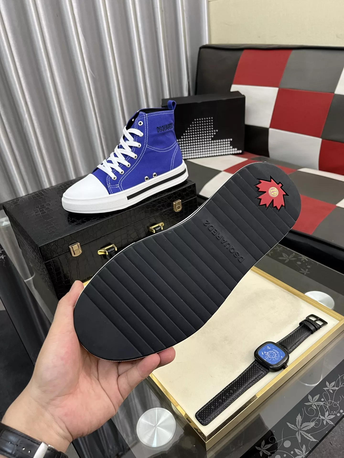 Durable 8618 Dsquared High Tops Shoes For Men