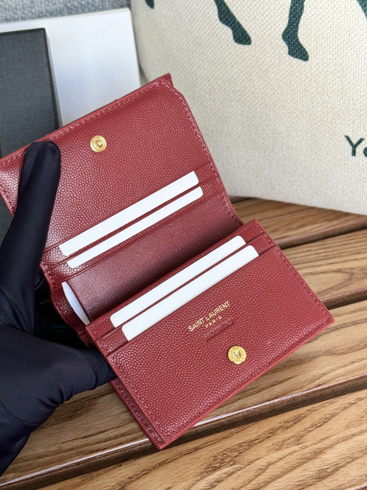 Durable 864 Yves Saint Laurent AAA Quality Wallets