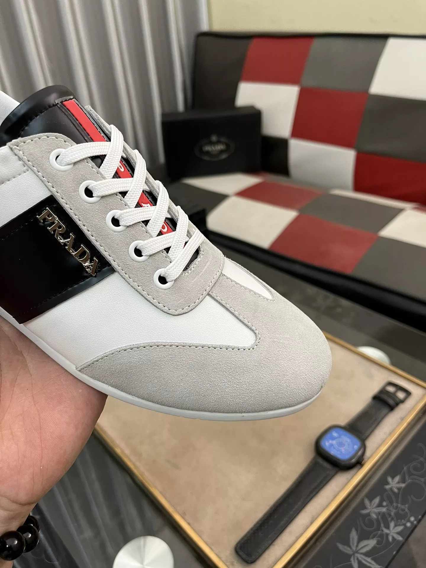 Durable 8735 Prada Casual Shoes For Men