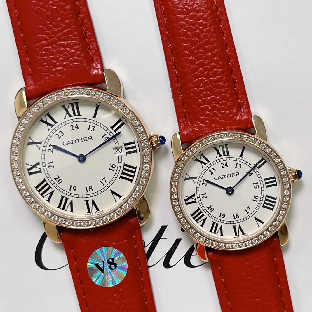 Durable 8758 Cartier AAA Quality Watches For Unisex