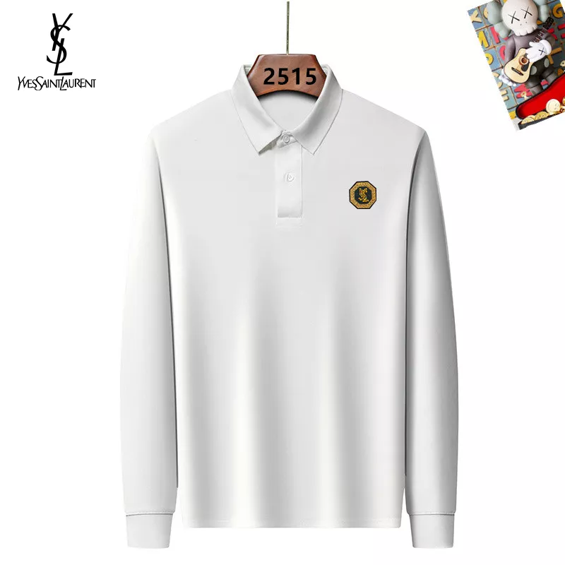 Durable 8896 Yves Saint Laurent YSL T-shirts Long Sleeved For Men