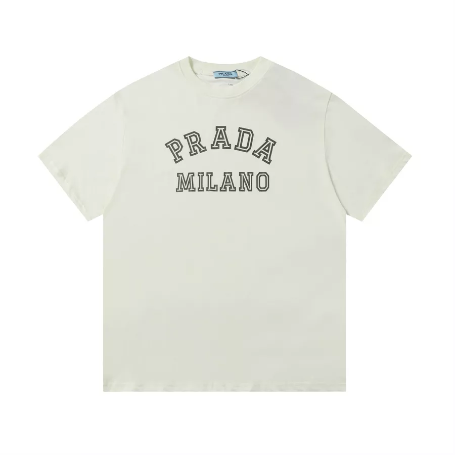 Durable 8910 Prada T-Shirts Short Sleeved For Unisex