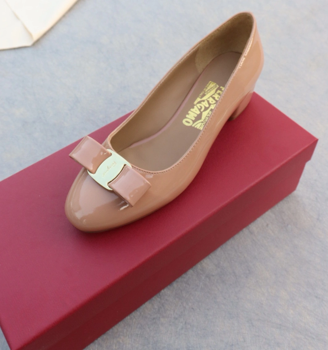 Durable 9019 Salvatore Ferragamo Flat Shoes For Women