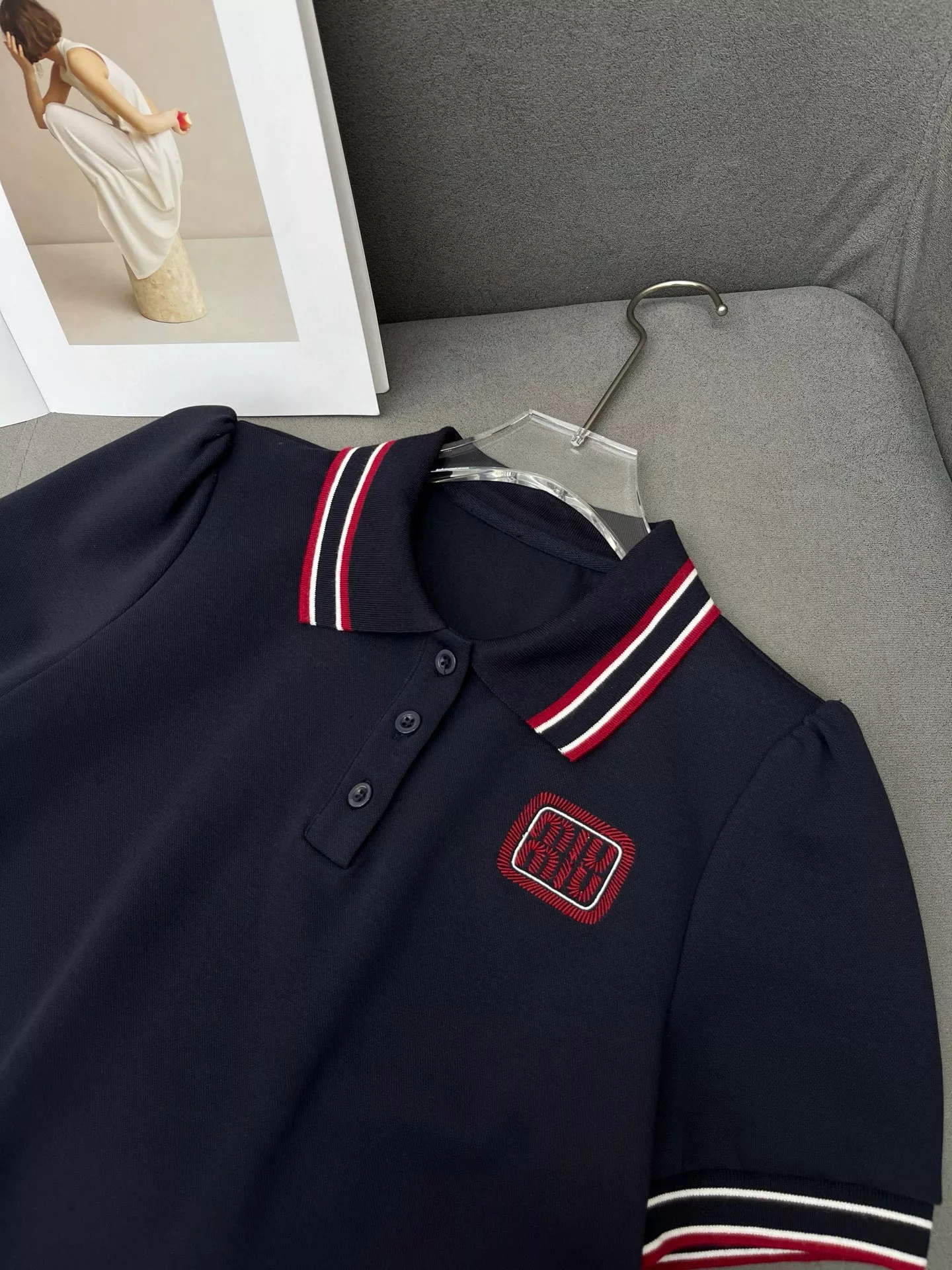 Durable 9099 MIU MIU Tracksuits Short Sleeved For Women