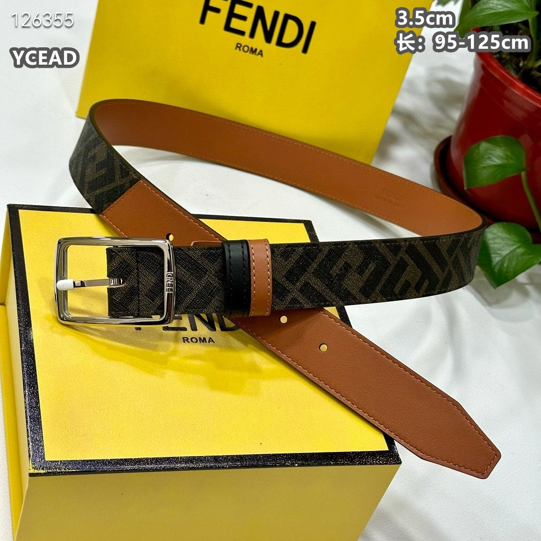Durable 9271 Fendi AAA Quality Belts For Unisex