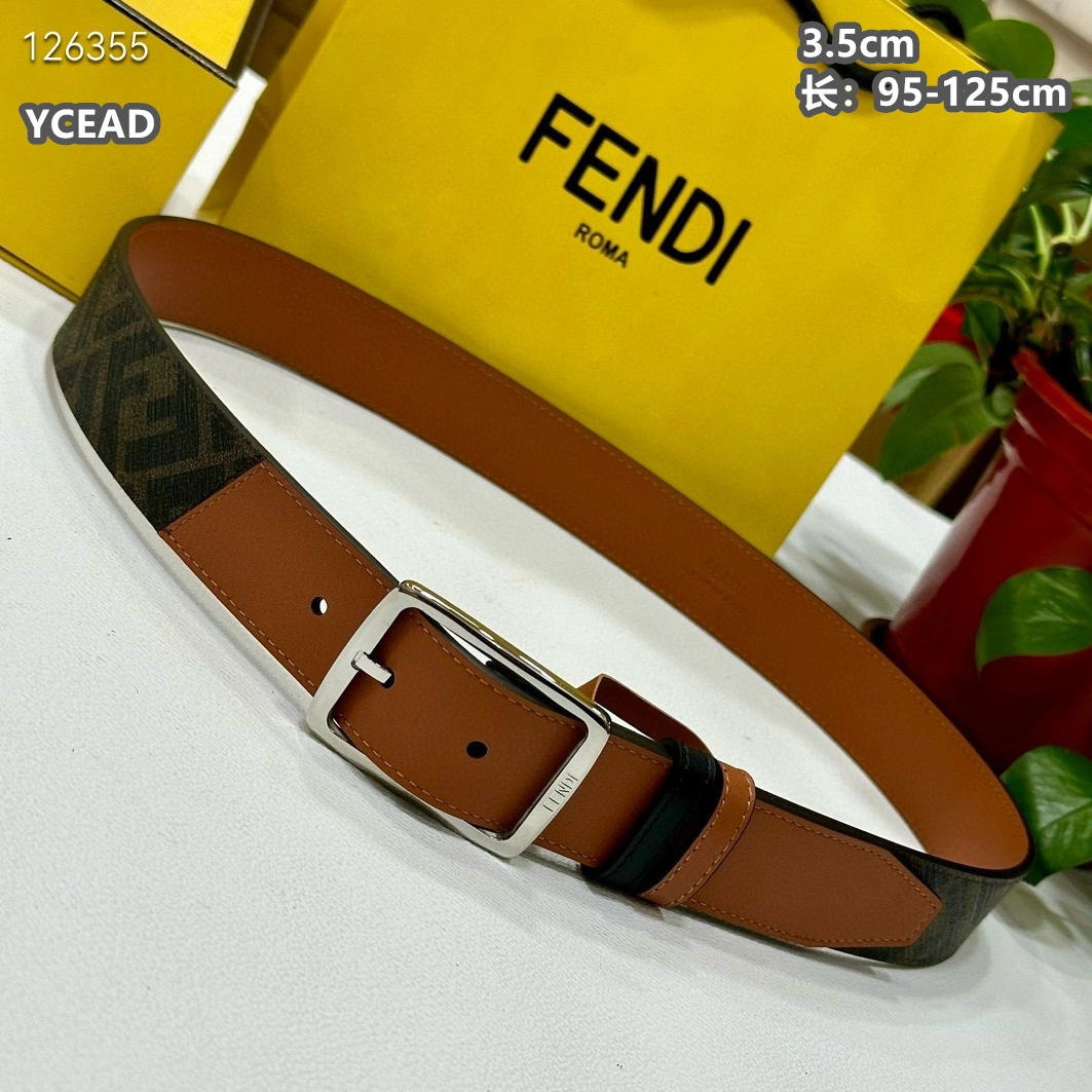 Durable 9271 Fendi AAA Quality Belts For Unisex