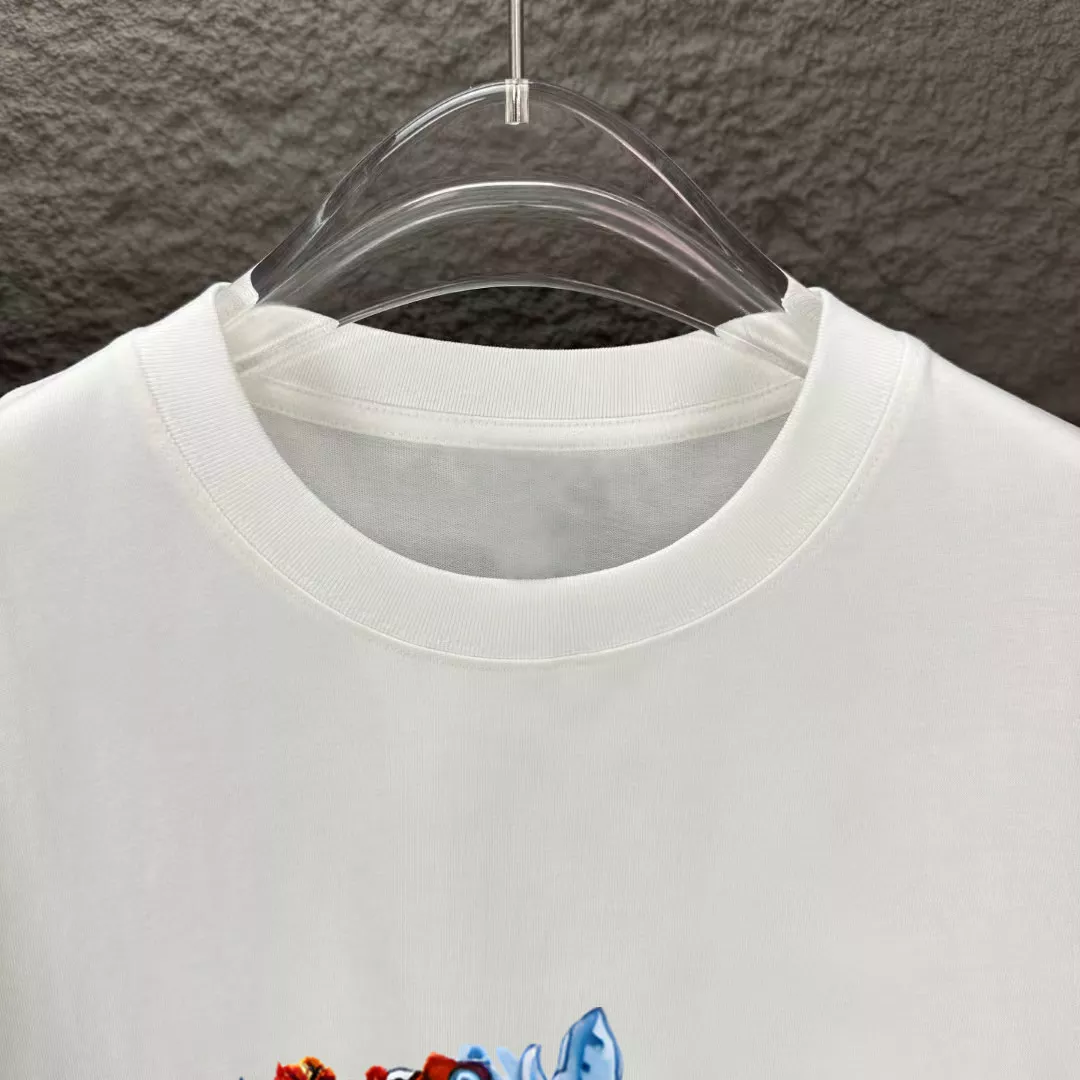Durable 9302 Versace T-Shirts Short Sleeved For Unisex