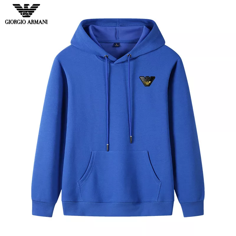 Durable 9368 Armani Hoodies Long Sleeved For Men