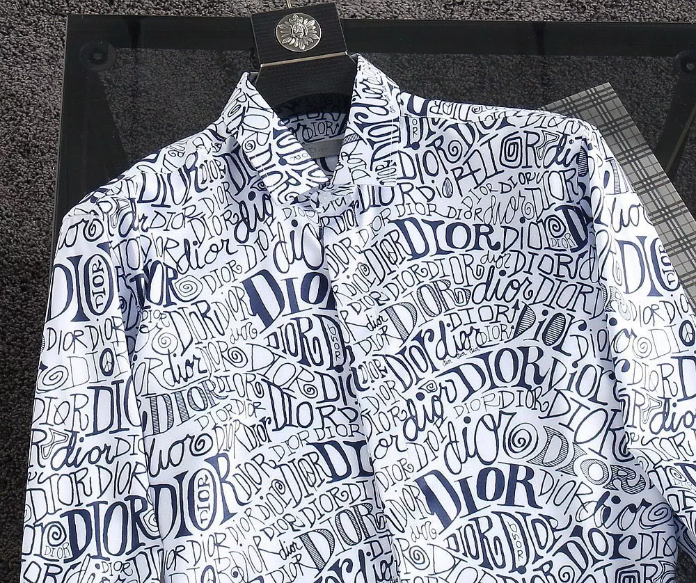 Durable 9409 Christian Dior Shirts Long Sleeved For Men