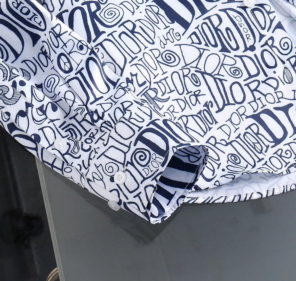 Durable 9409 Christian Dior Shirts Long Sleeved For Men