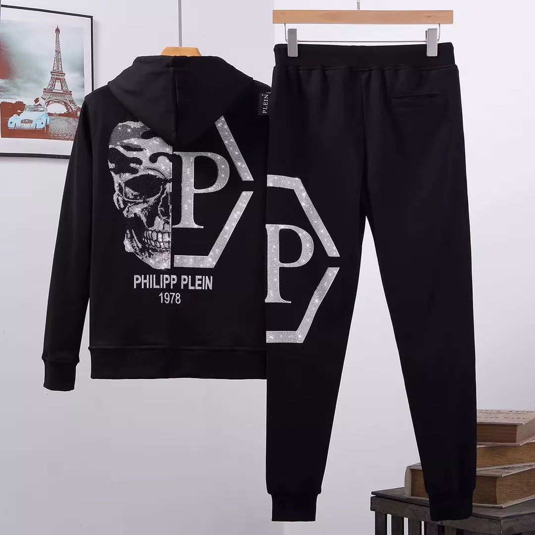 Durable 952 Philipp Plein PP Tracksuits Long Sleeved For Men