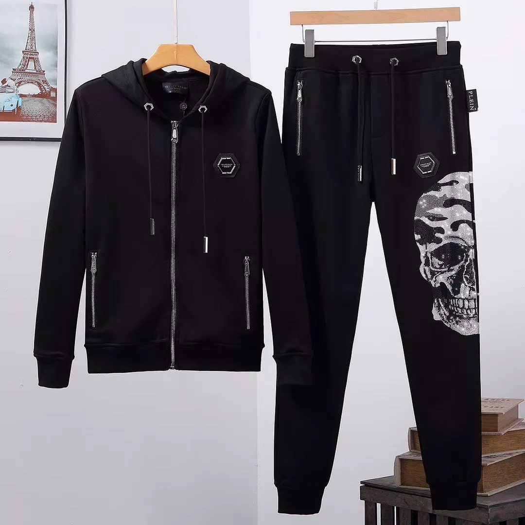 Durable 952 Philipp Plein PP Tracksuits Long Sleeved For Men