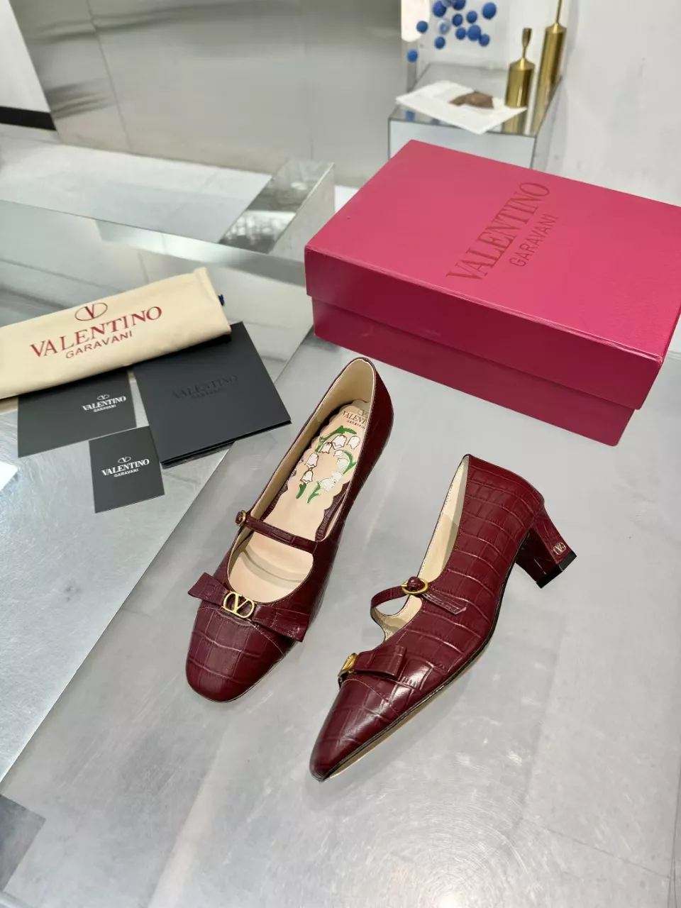 Durable 9579 Valentino High-Heeled Shoes For Women