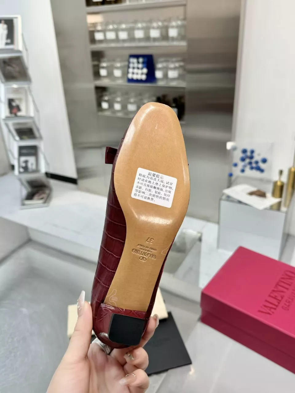 Durable 9579 Valentino High-Heeled Shoes For Women