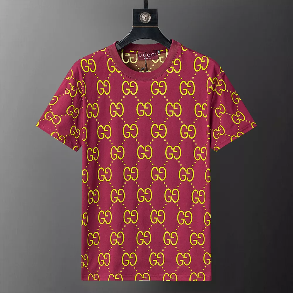 Durable 9602 Gucci T-Shirts Short Sleeved For Men