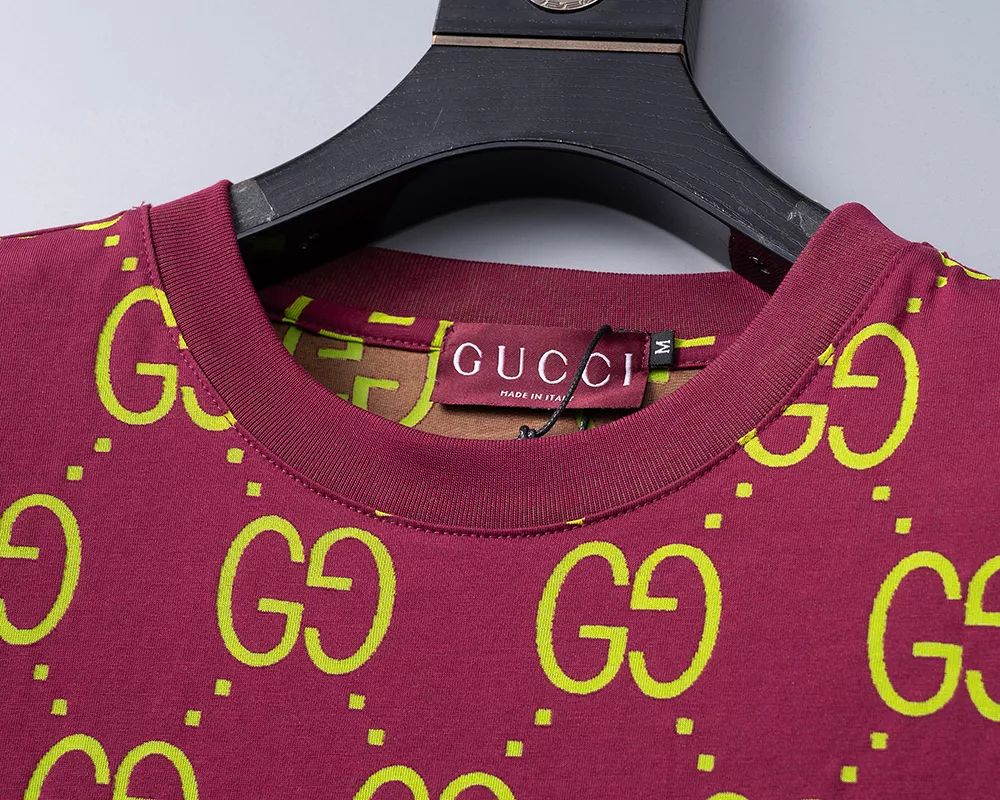 Durable 9602 Gucci T-Shirts Short Sleeved For Men
