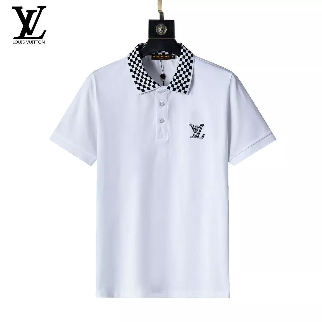 Durable 9619 Louis Vuitton LV T-Shirts Short Sleeved For Men