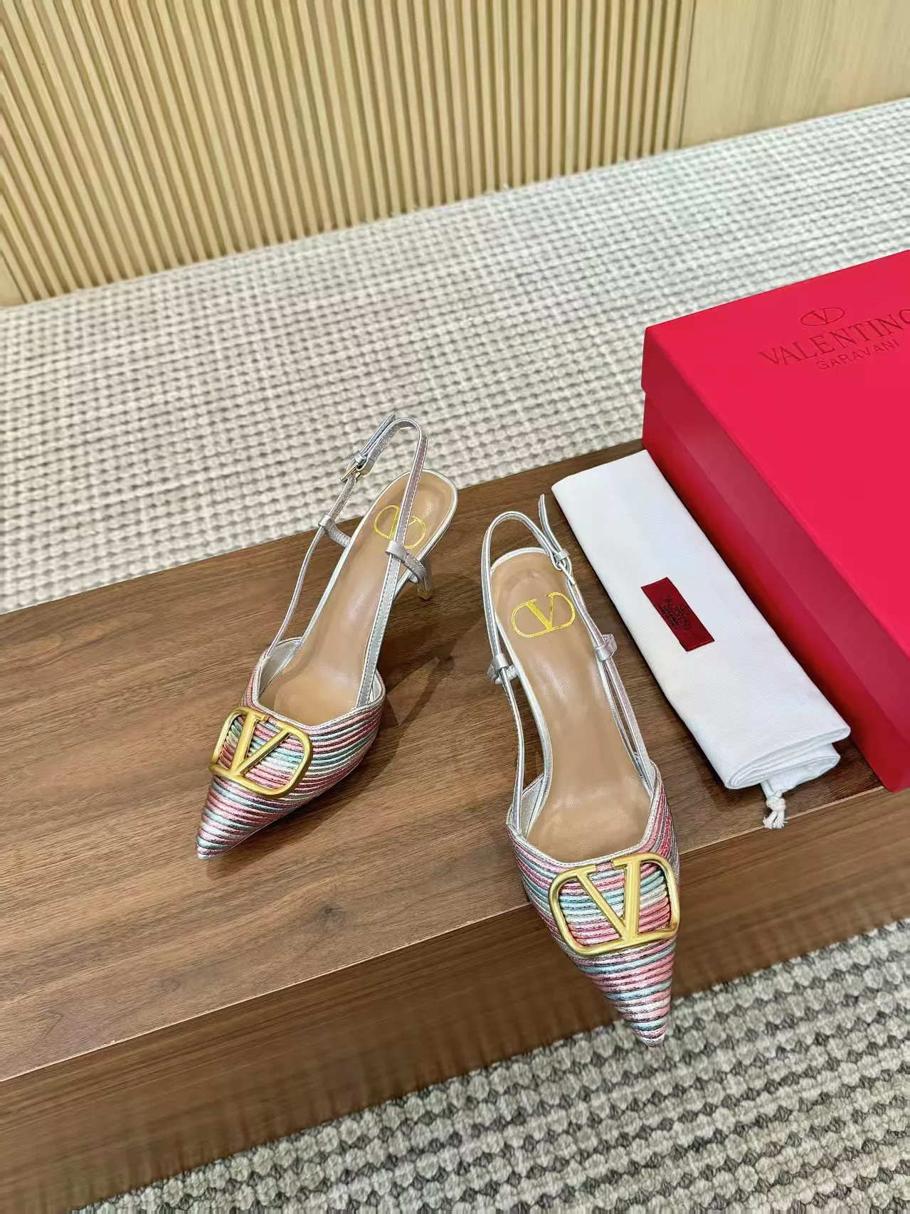 Durable 9636 Valentino Sandal For Women