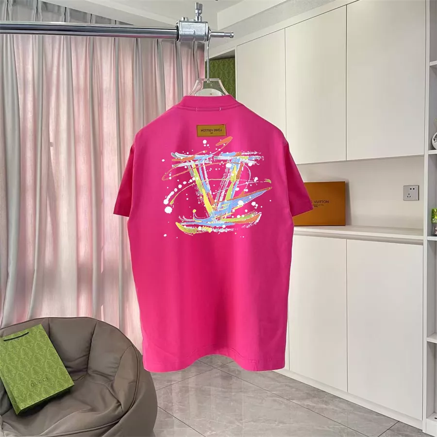 Durable 9710 Louis Vuitton LV T-Shirts Short Sleeved For Unisex