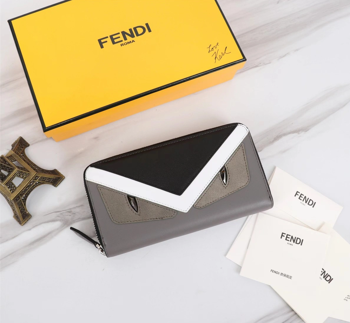 Durable 9737 Fendi AAA Quality Wallet For Unisex