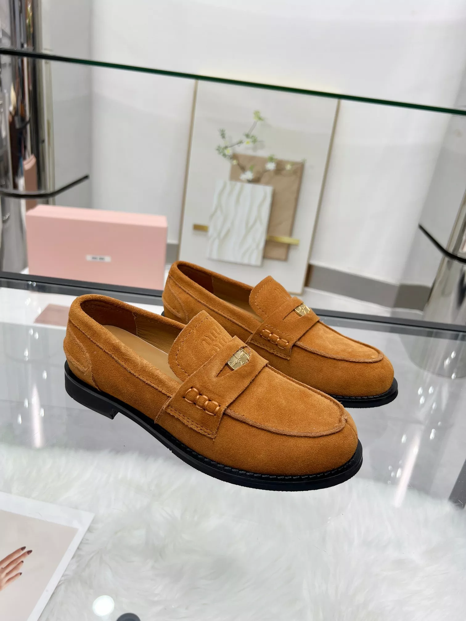 EasyMatch 1178 MIU MIU Leather Shoes For Women