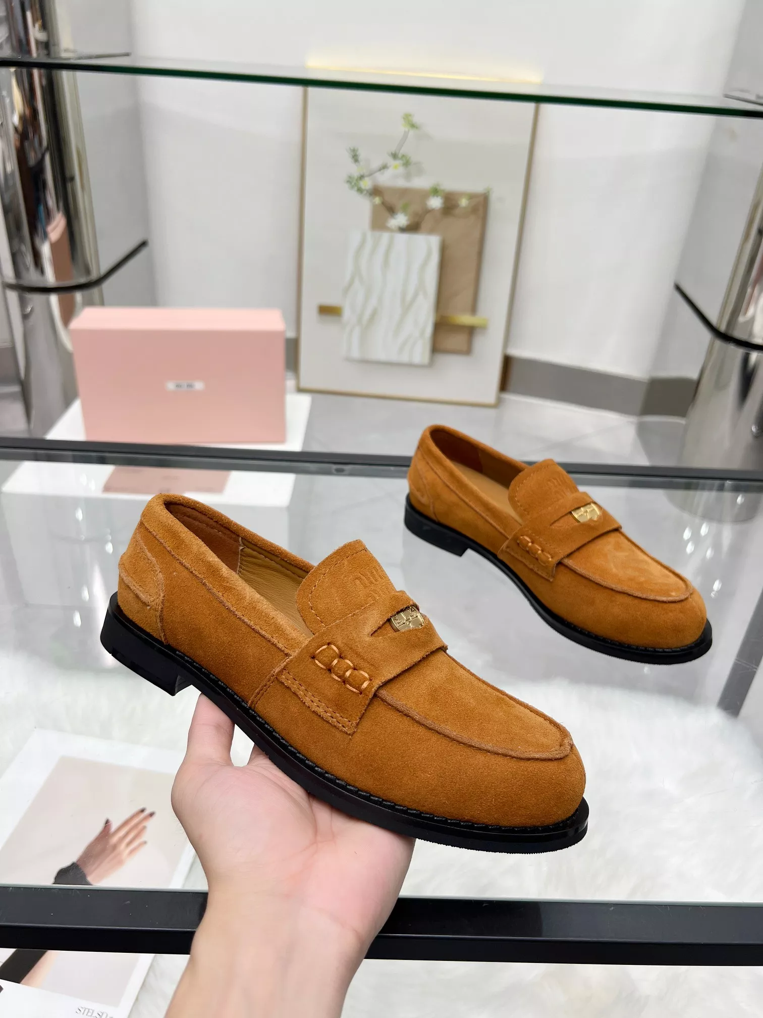 EasyMatch 1178 MIU MIU Leather Shoes For Women