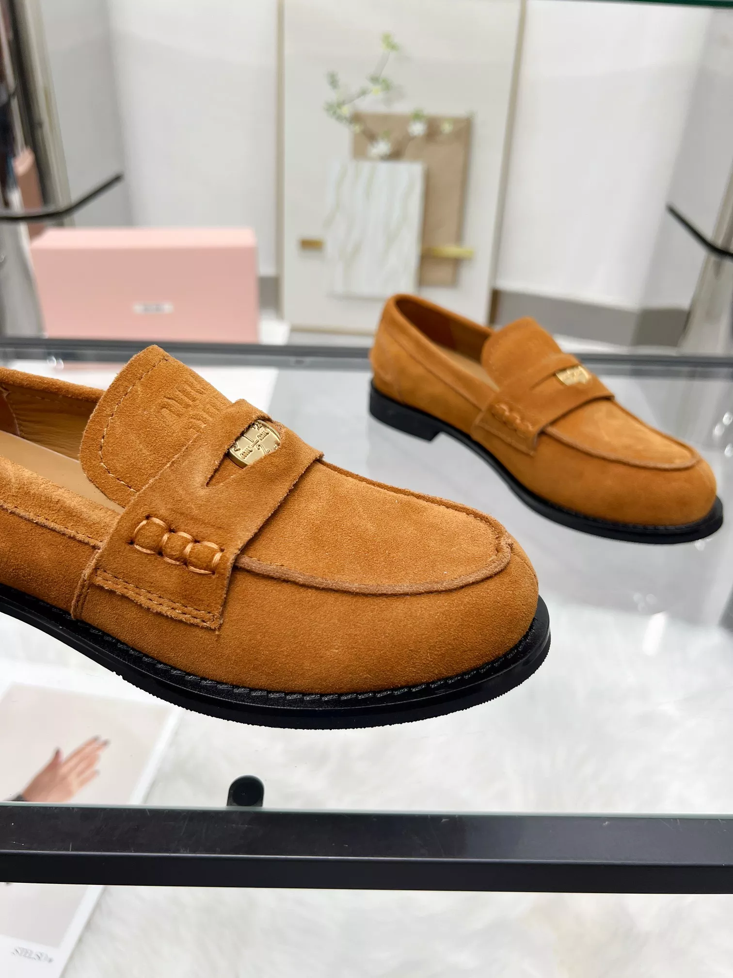EasyMatch 1178 MIU MIU Leather Shoes For Women