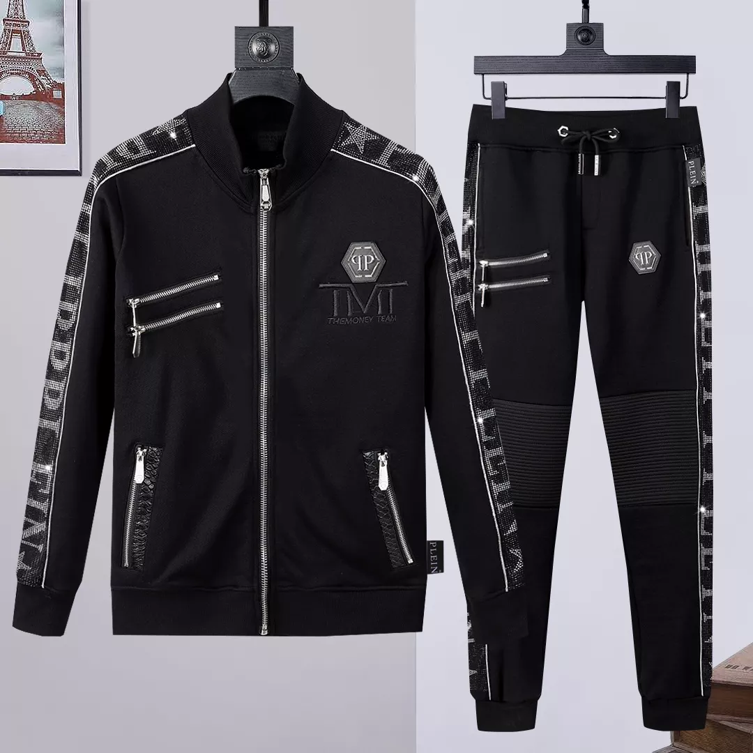 EasyMatch 1471 Philipp Plein PP Tracksuits Long Sleeved For Men