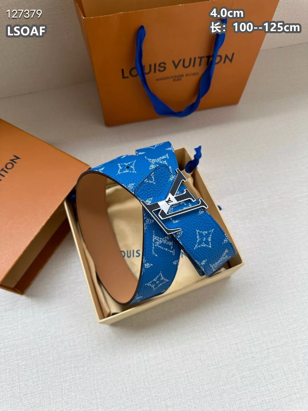 EasyMatch 1876 Louis Vuitton AAA Quality Belts For Men