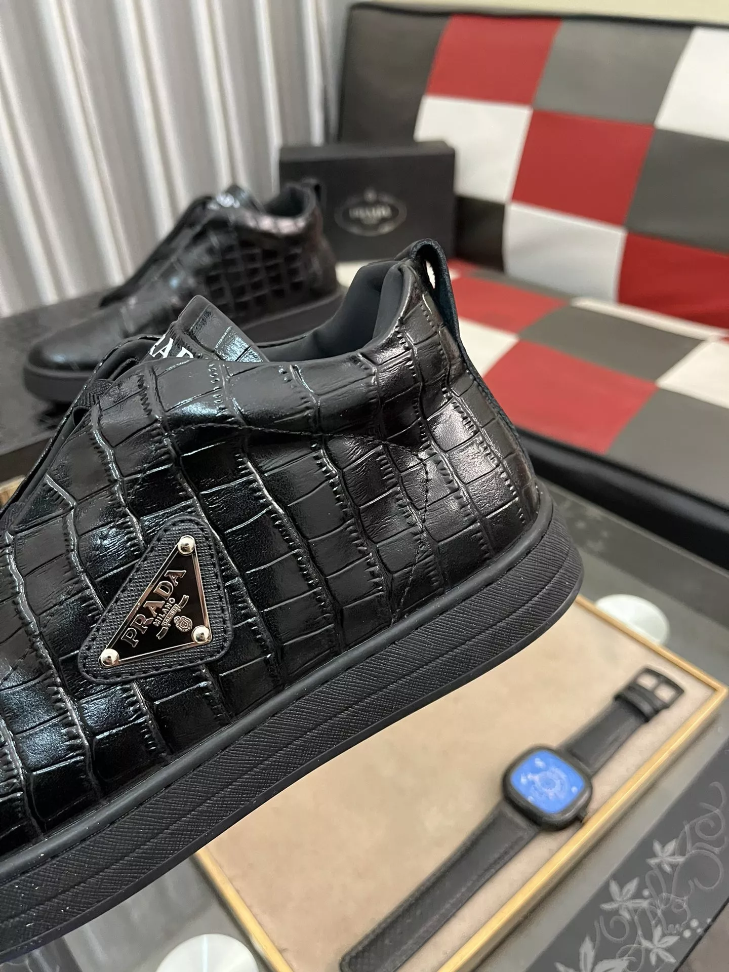 EasyMatch 202 Prada High Top Shoes For Men
