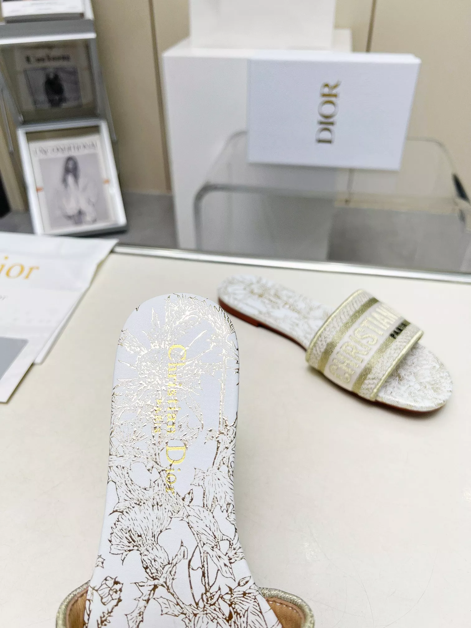 EasyMatch 2089 Christian Dior Slippers For Women