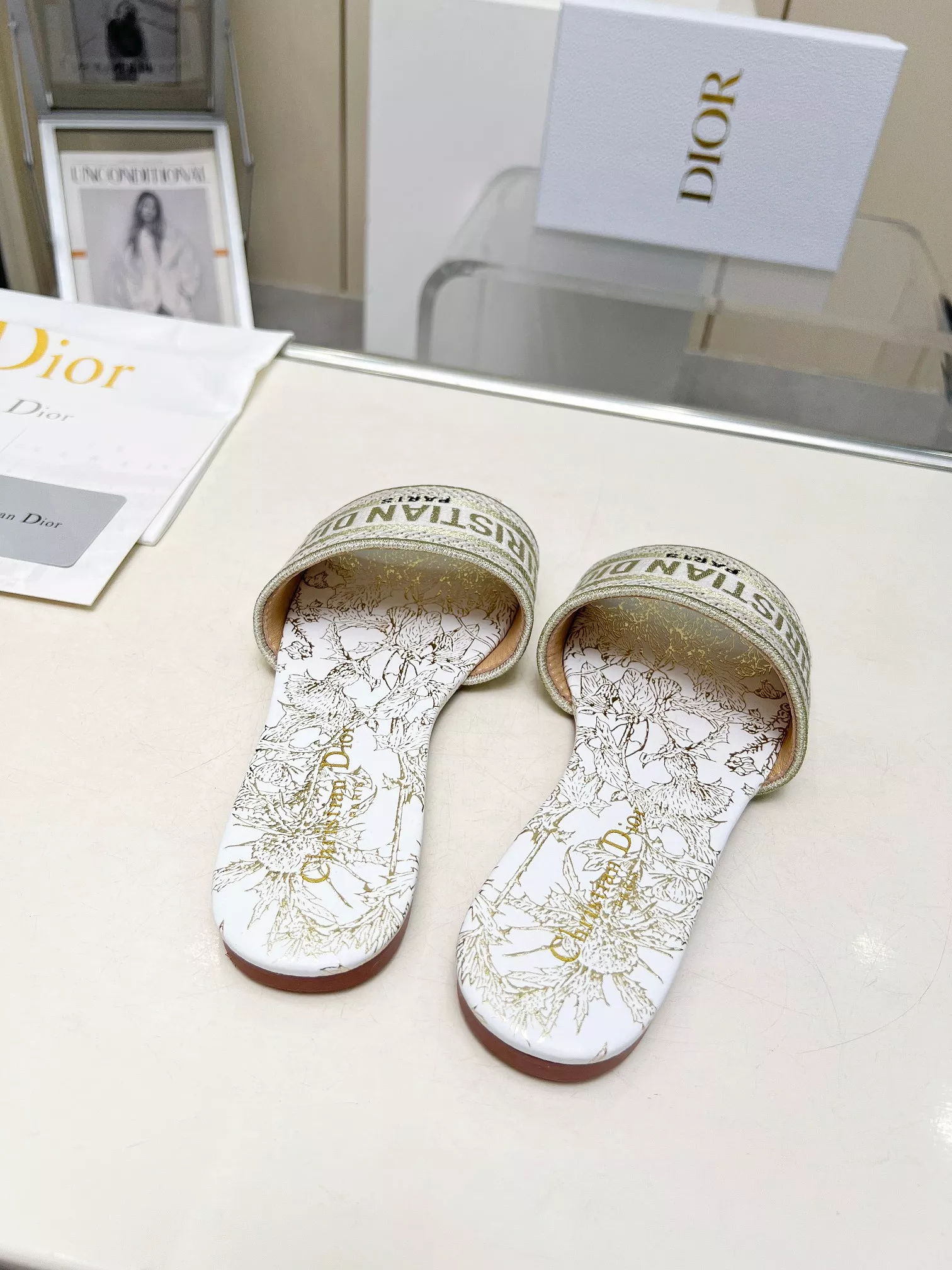 EasyMatch 2089 Christian Dior Slippers For Women