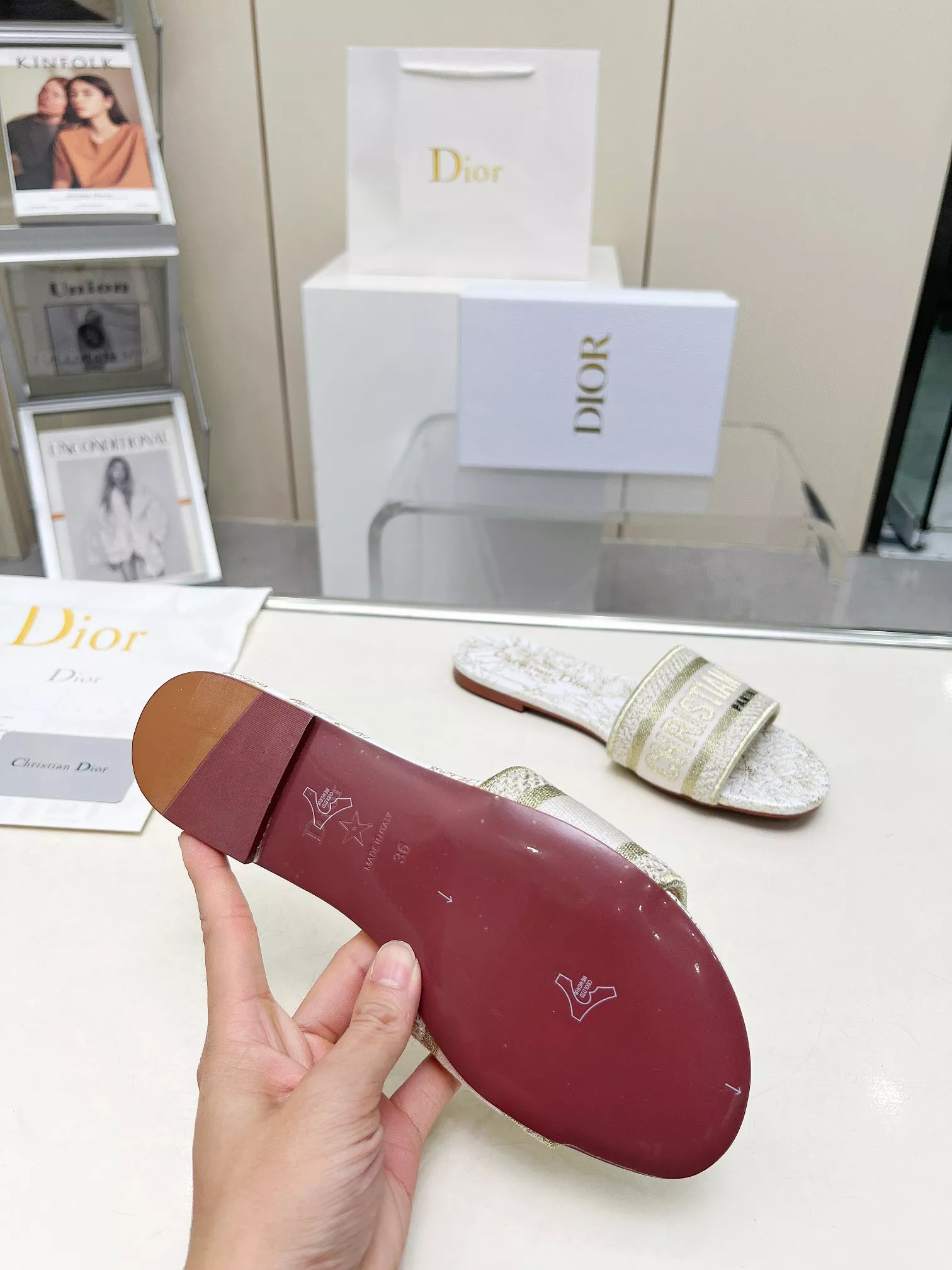 EasyMatch 2089 Christian Dior Slippers For Women