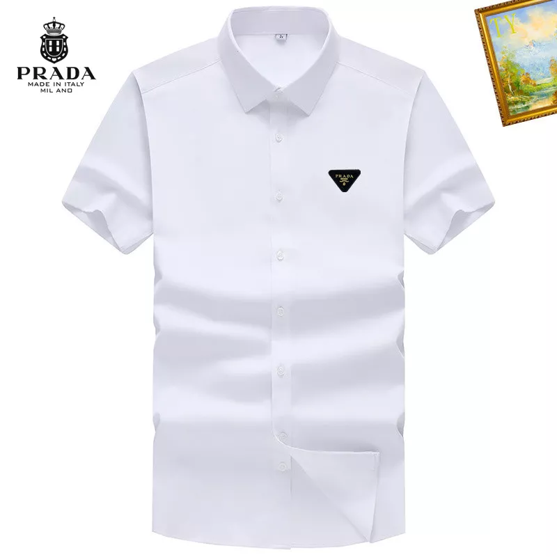 EasyMatch 2743 Prada Shirts Short Sleeved For Men