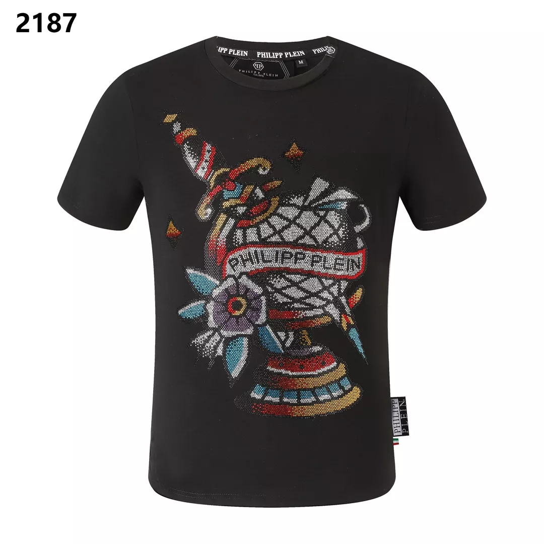 EasyMatch 2816 Philipp Plein PP T-Shirts Short Sleeved For Men