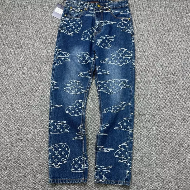 EasyMatch 3042 Louis Vuitton LV Jeans For Unisex