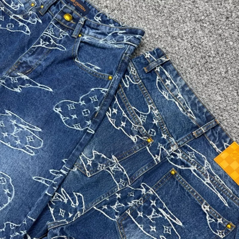 EasyMatch 3042 Louis Vuitton LV Jeans For Unisex