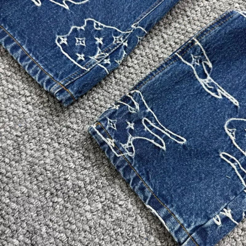EasyMatch 3042 Louis Vuitton LV Jeans For Unisex