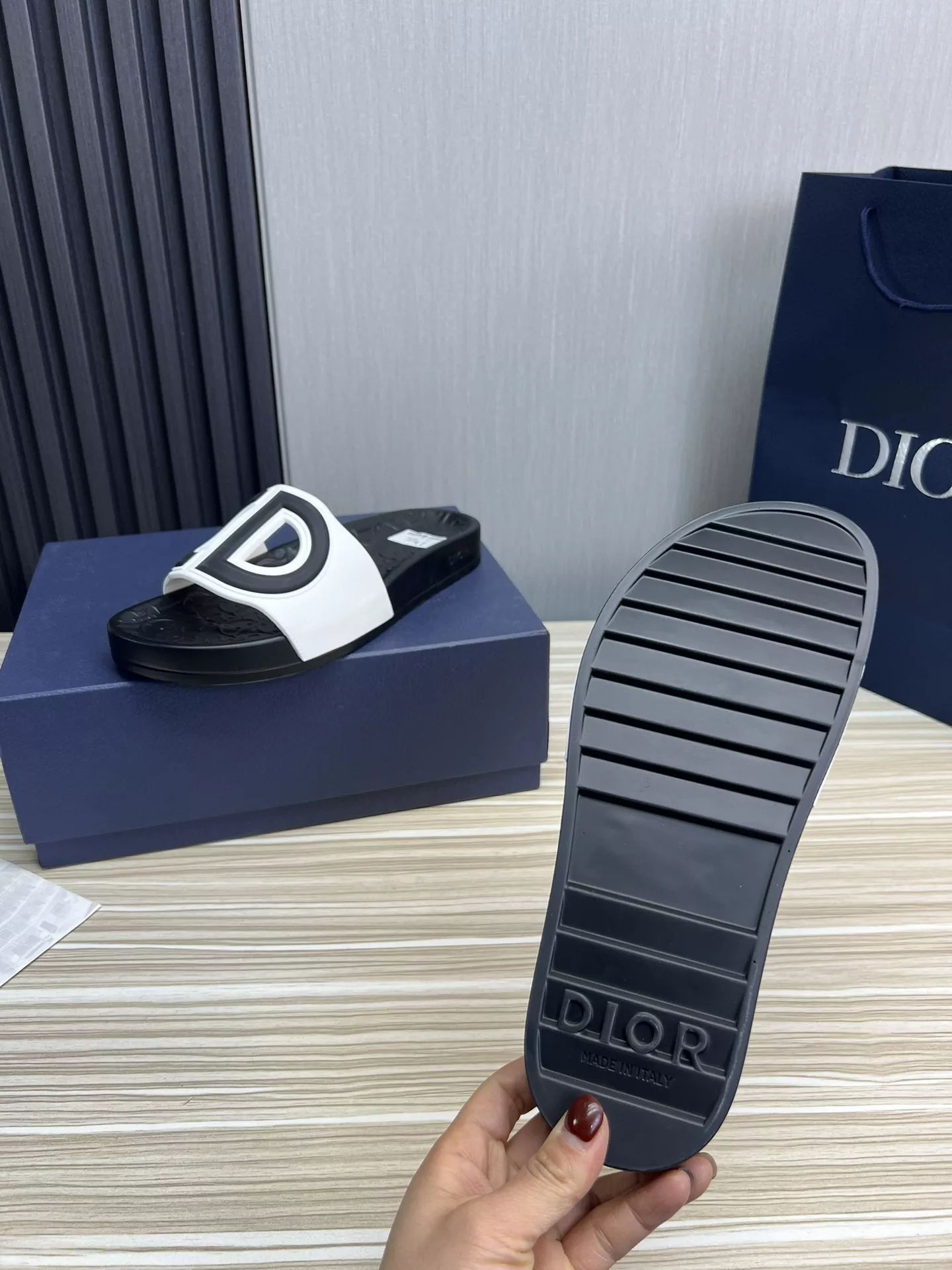 EasyMatch 3067 Christian Dior Slippers For Men
