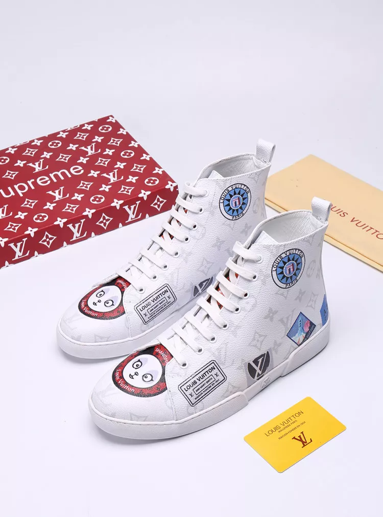 EasyMatch 3174 Louis Vuitton High Tops Shoes For Men