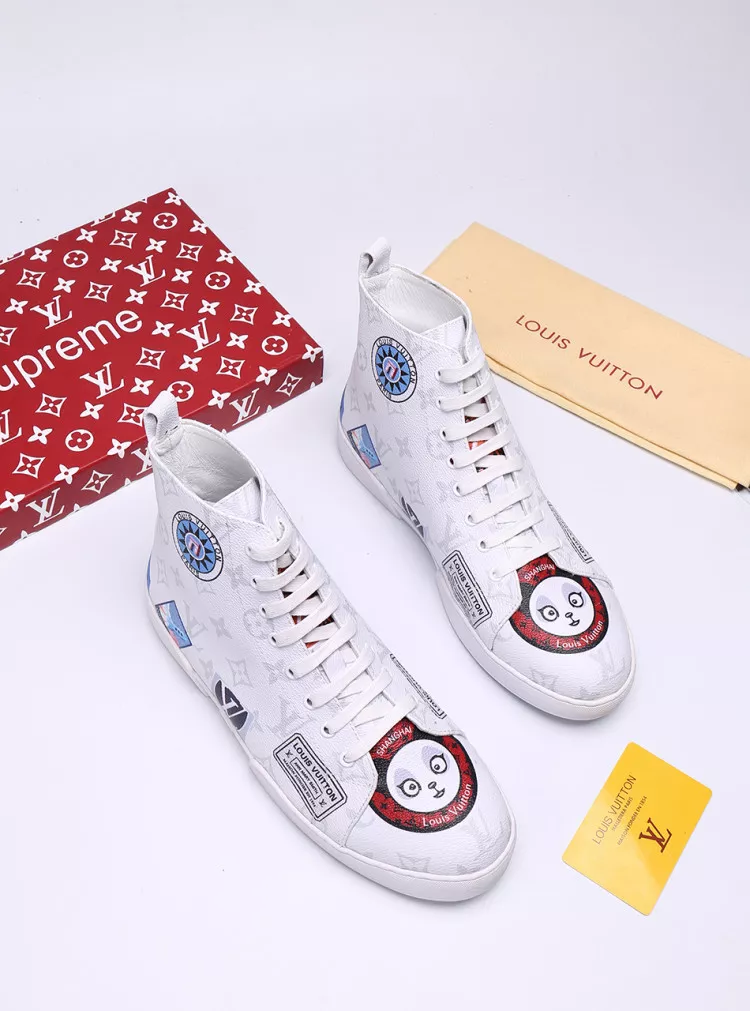 EasyMatch 3174 Louis Vuitton High Tops Shoes For Men