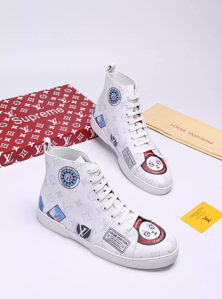 EasyMatch 3174 Louis Vuitton High Tops Shoes For Men