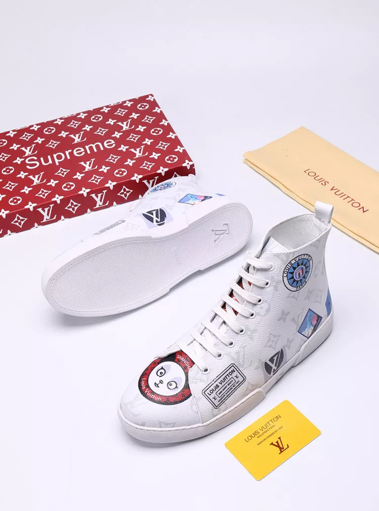 EasyMatch 3174 Louis Vuitton High Tops Shoes For Men