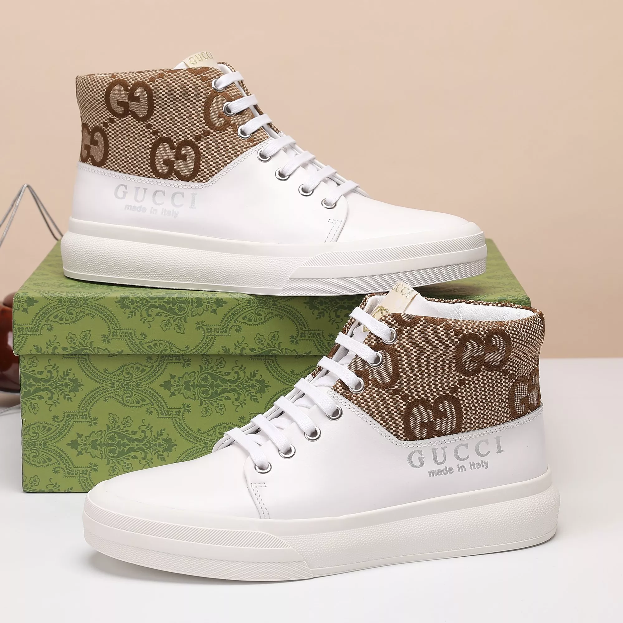 EasyMatch 3290 Gucci High Tops Shoes For Men