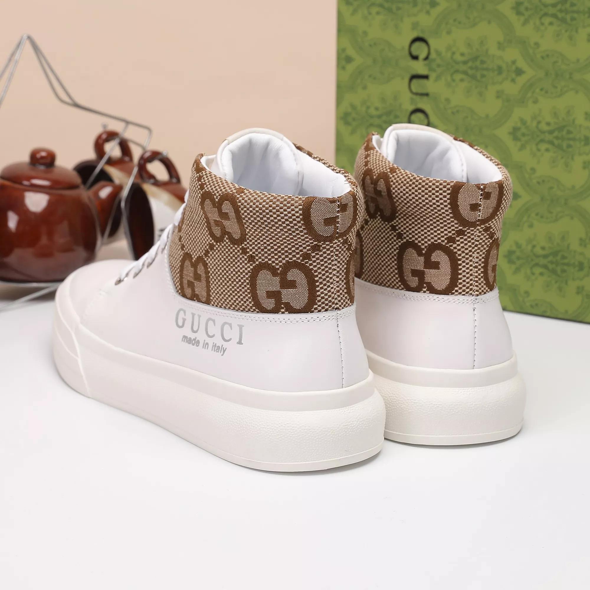 EasyMatch 3290 Gucci High Tops Shoes For Men