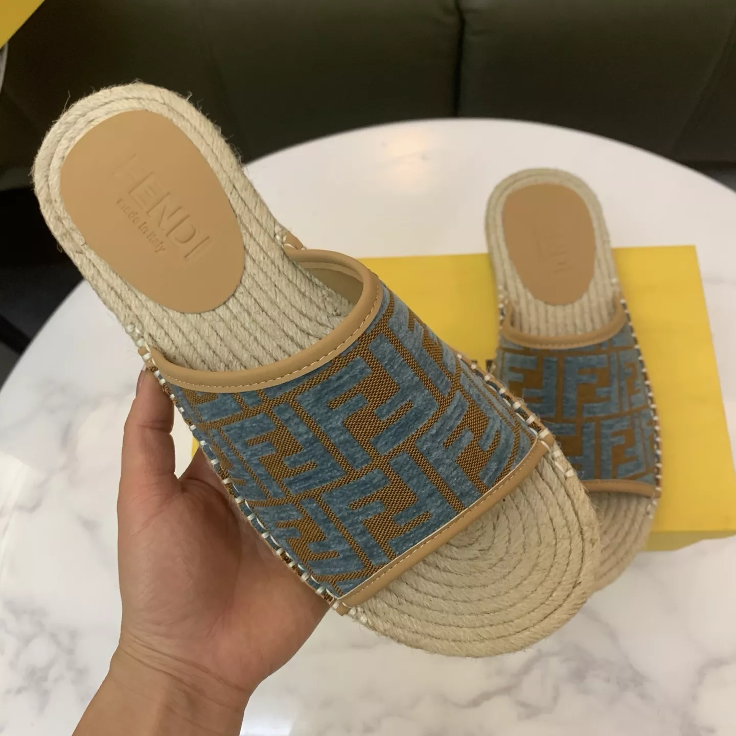 EasyMatch 342 Fendi Slippers For Men
