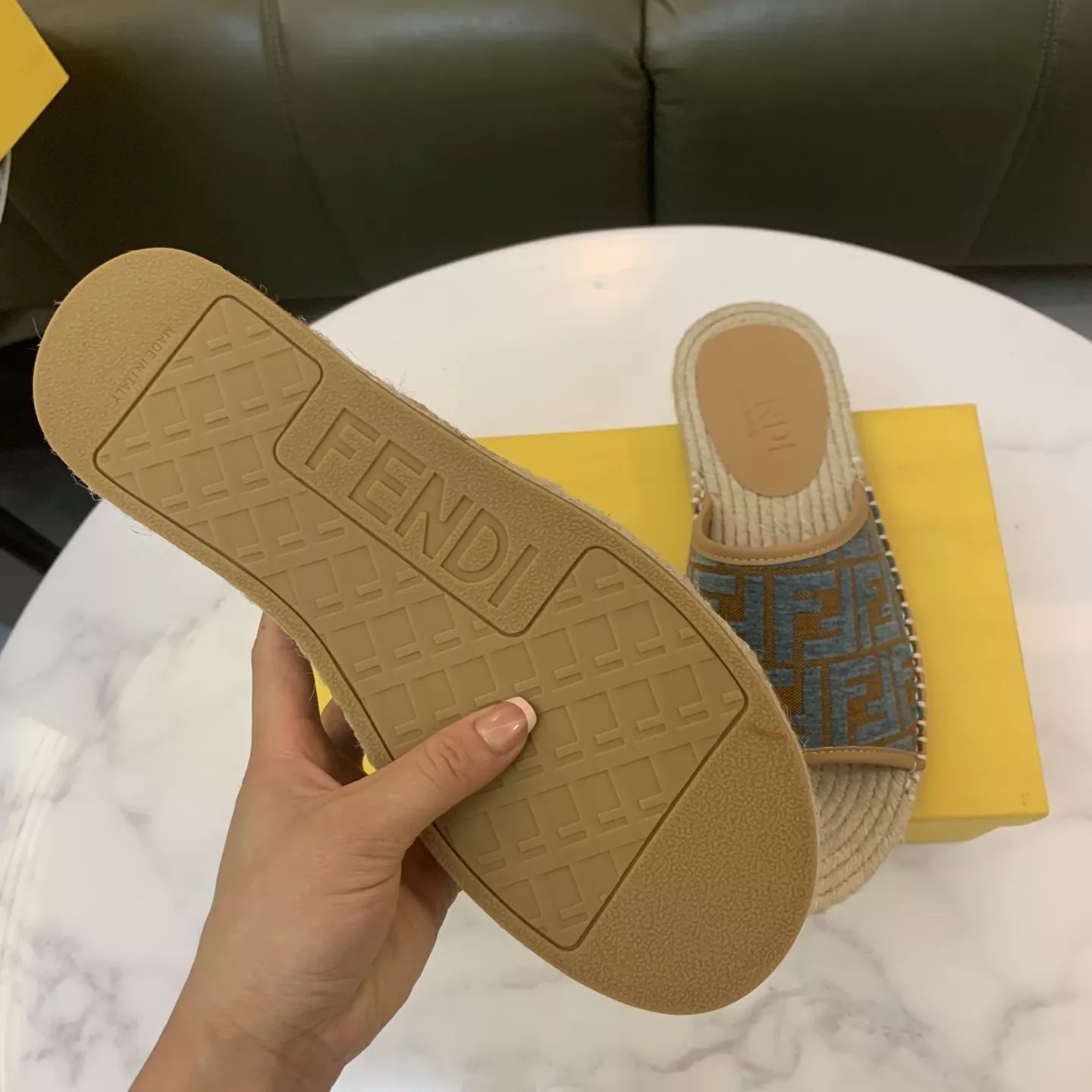 EasyMatch 342 Fendi Slippers For Men