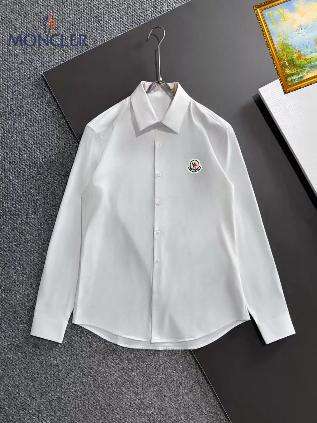 EasyMatch 3991 Moncler Shirts Long Sleeved For Unisex